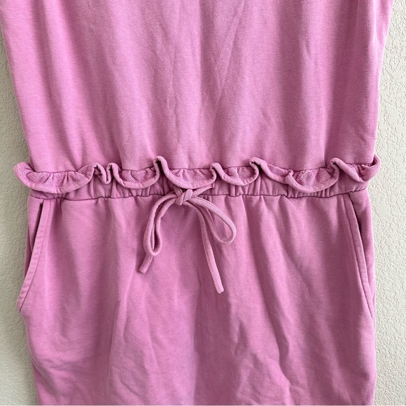 Excellent condition Fate Elastic Waist Terry Dress, Pink-Purple, Size L - Picture 4 of 11